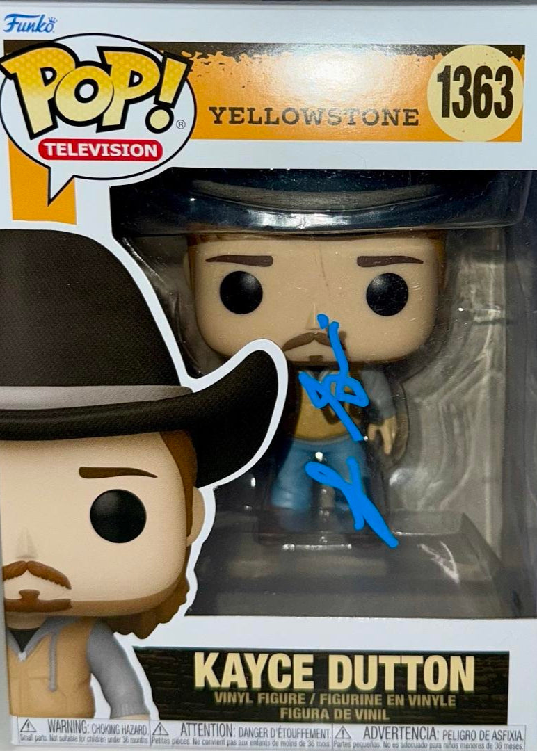Luke Grimes Signed Funko Pop #1363 "Kayce Dutton" (Yellowstone) - Beckett COA #01